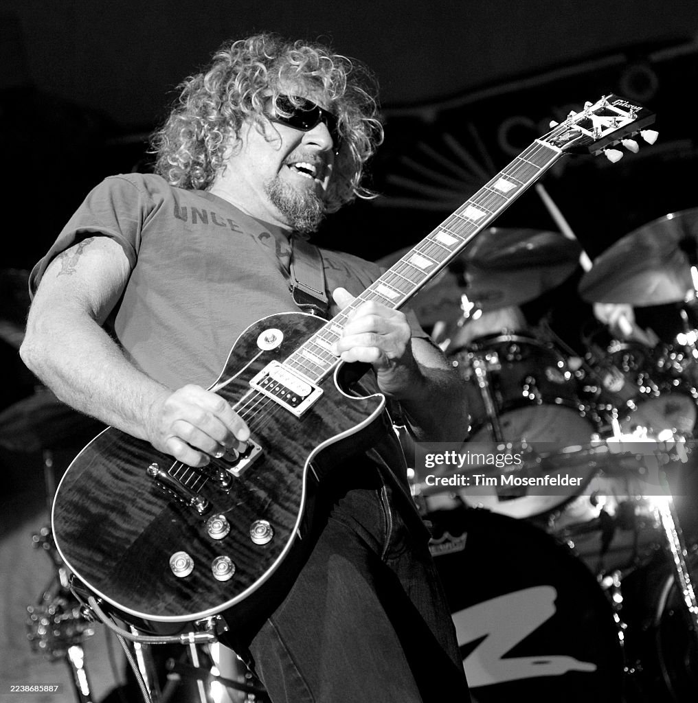 Sammy Hagar performing on tour